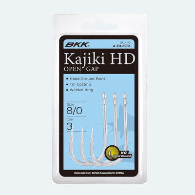 BKK Kajiki Heavy Duty Trolling Hook - Open Gap - 6974190007856
