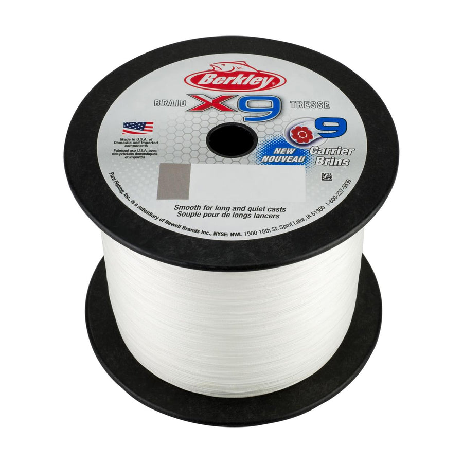 Berkley X-9 Braid Superline 9-Strand PE Fiber Bulk Spool – Fisherman's Headquarters
