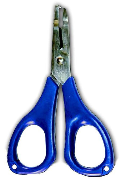 Folding Braid Scissors with Split Ring Opener