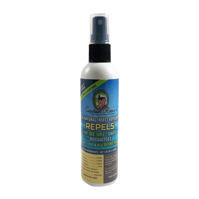 Captain Insect Captain Ron's All Natural Insect Repellent | Bug Spray for Outdoors ...