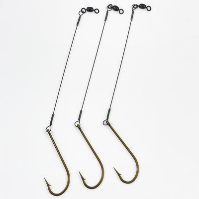 Dolphin Bluefish Chum Hooks With 6" Wire Leader - 050209000721