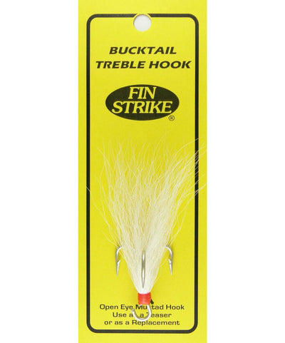 Finstrike Bucktail Treble Hook Open Eye Teaser - 749222004525