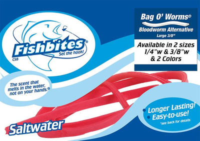 Fishbites Bag O' Worms Longer Lasting Bloodworm Alternative - 838380000330