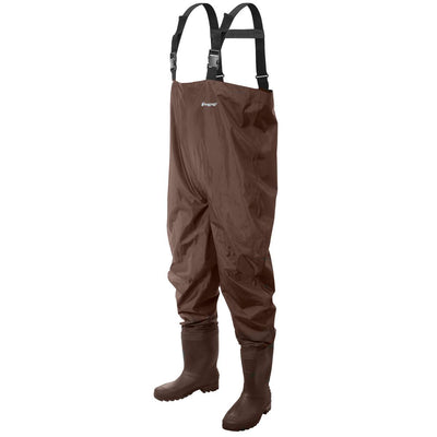 Frog Toggs Steelheader Fishing Waders - insulated, lug sole, size