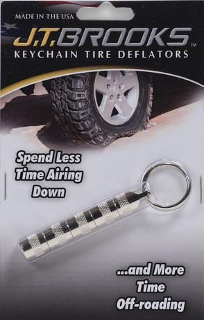 J.T. Brooks Keychain Tire Deflator - 000000323635