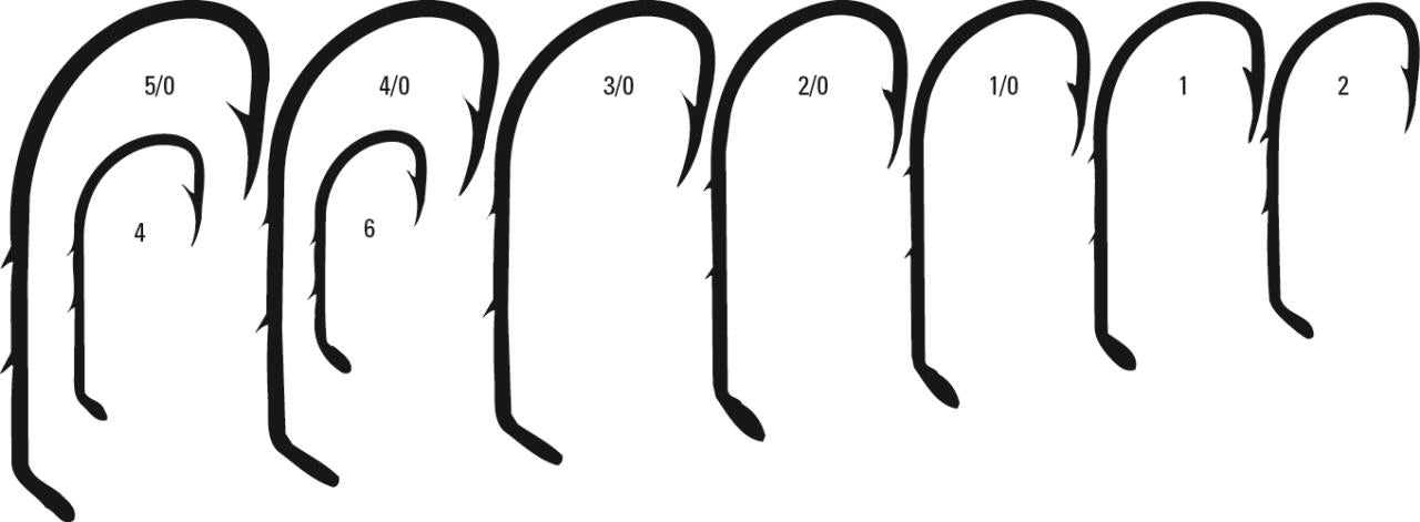 Ami Da Pesca Con Occhiello MUSTAD - Ref. 4446NP-BU - Size 1/0 - Pezzi 25 - EF87 - Foto 3