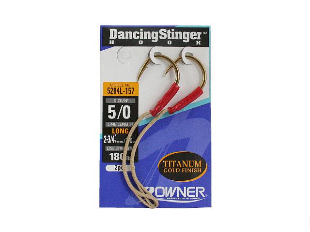 assist hooks surf fishing Owner Dancing Stinger Hooks - Medium