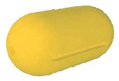Plastilite FFS-Y 3" X 6" Foam Net Floats Yellow - 032413006249