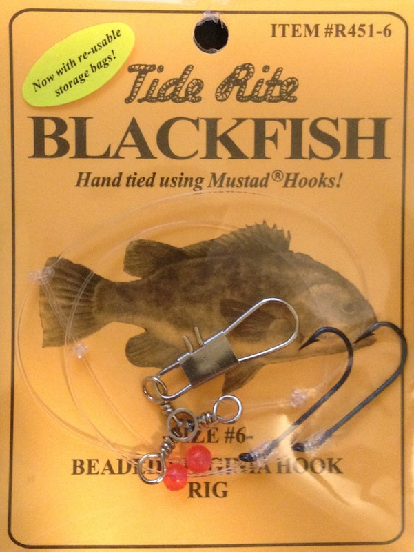Tide Rite Blackfish Rig Beaded Virginia Hook R451