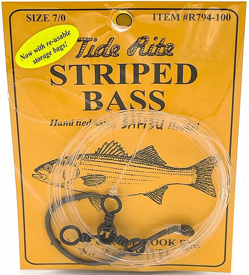 Tide Rite Striped Bass Bait Rig In-Line Circle w/ 3-Way