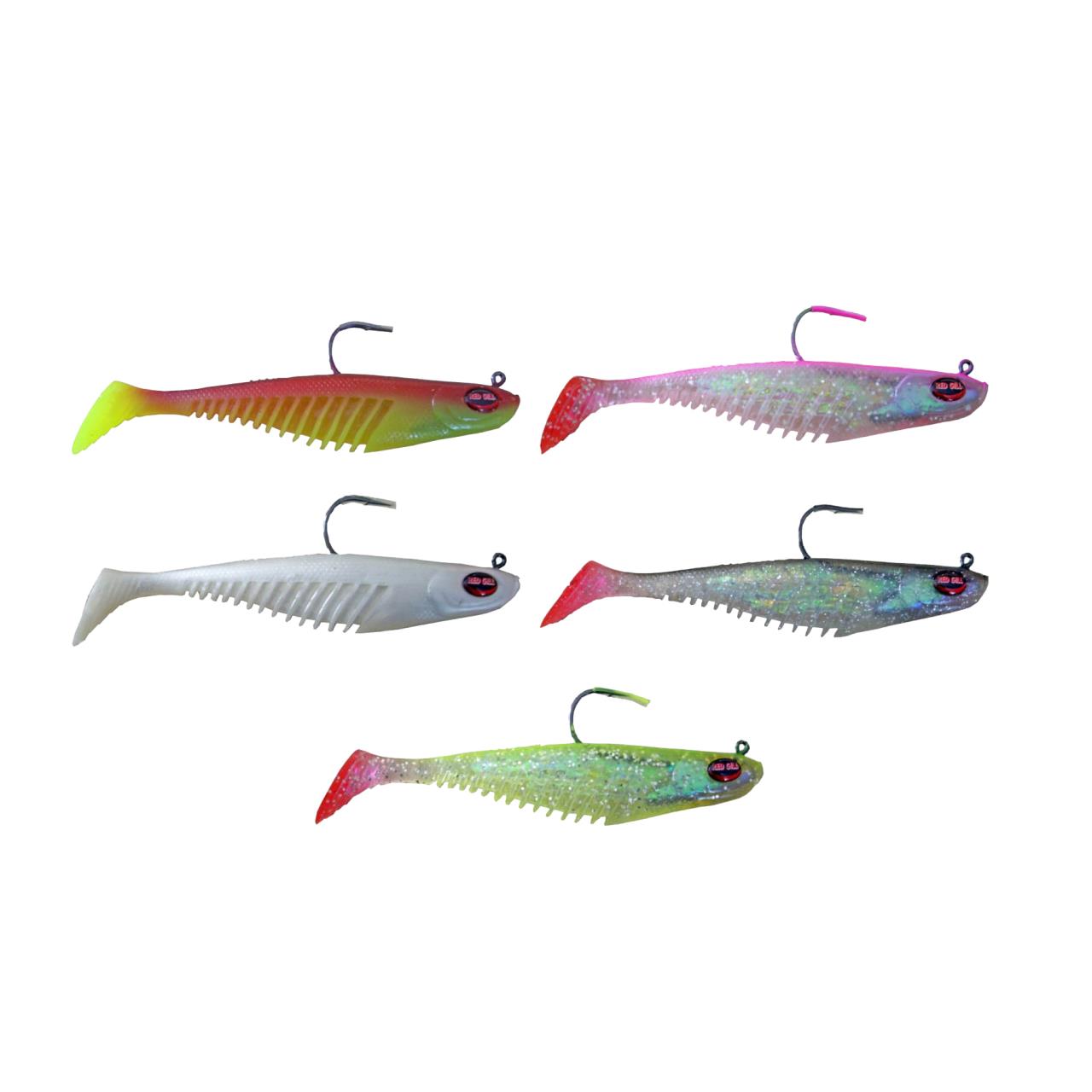 Red Gill Mega Vibe Lures Chatreuse Ice
