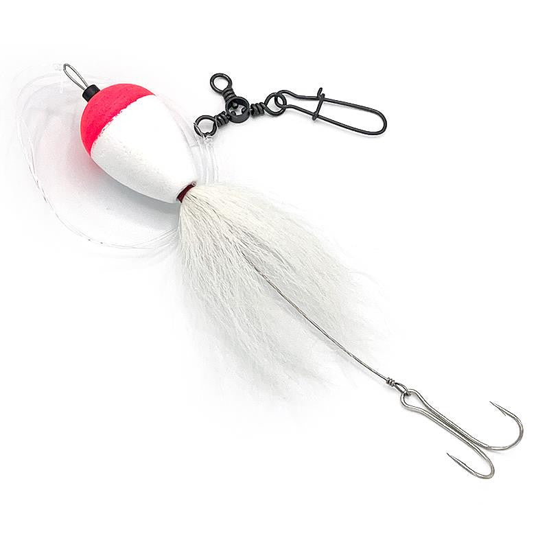 thumbnail image 2 of DS Custom Tackle Double Hook Split Shank Mullet Rig – 1/0 To 4/0, Open Shank, 3-Pack, Silver 2 of 4