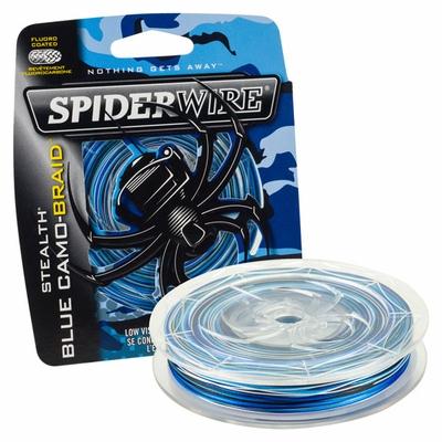 Spiderwire Stealth Blue Camo Braided Line - 02202161277