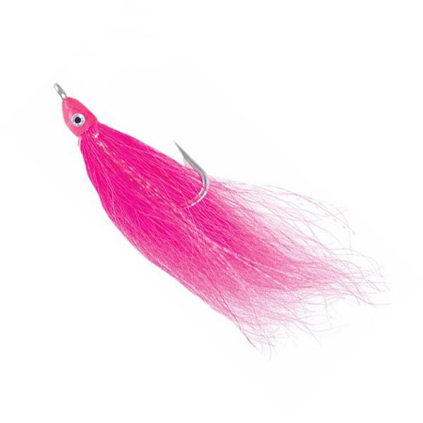 bucktail fishing hooks Point Jude Siwash Replacement style head and a custom 3X SPRO Bucktail Teaser Hooks -