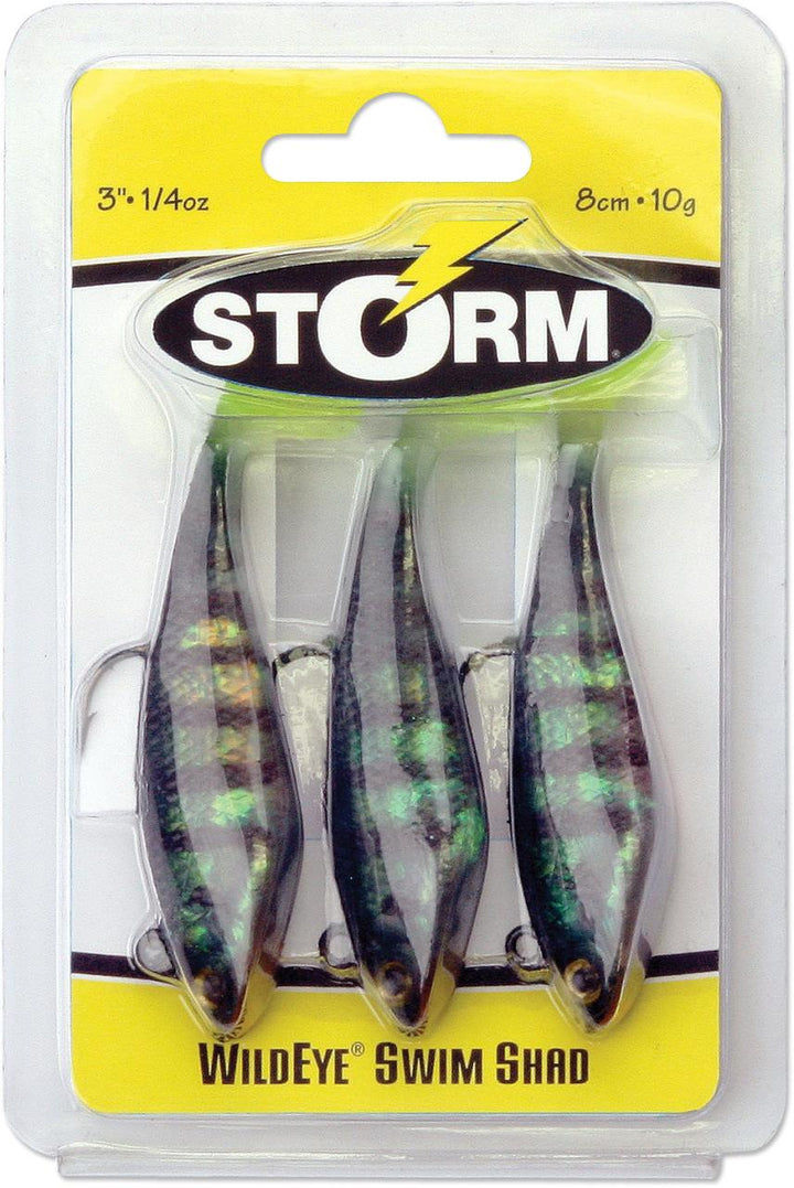 Storm WildEye Swim Shad 05 Fishing Lure - Ultra-Realistic Soft Bait, 0.625 Oz