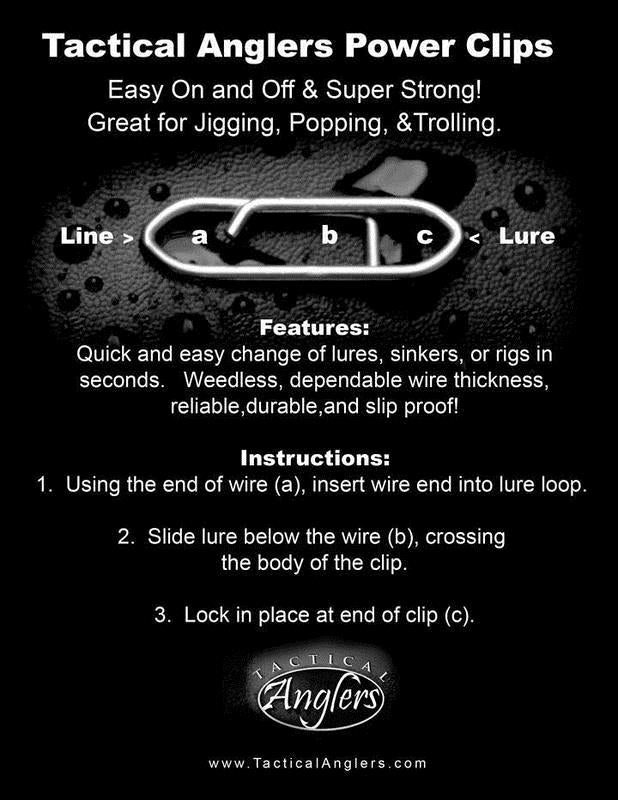 Tactical Anglers Power Clips – Fisherman's Headquarters