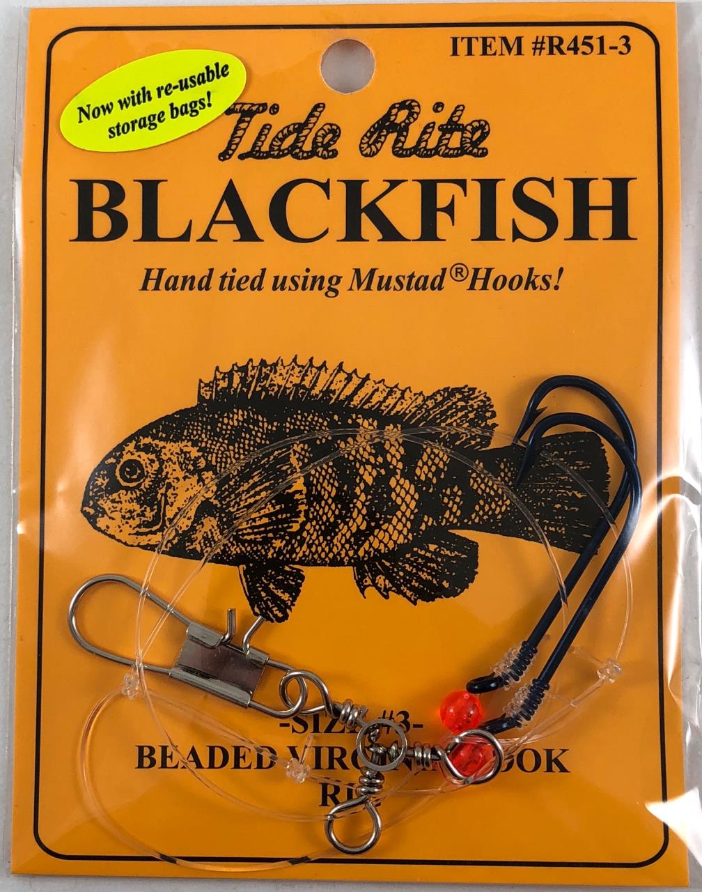 Tide Rite R451 Blackfish Hi-Lo Rig with 3-Way & Interlock Snap ...