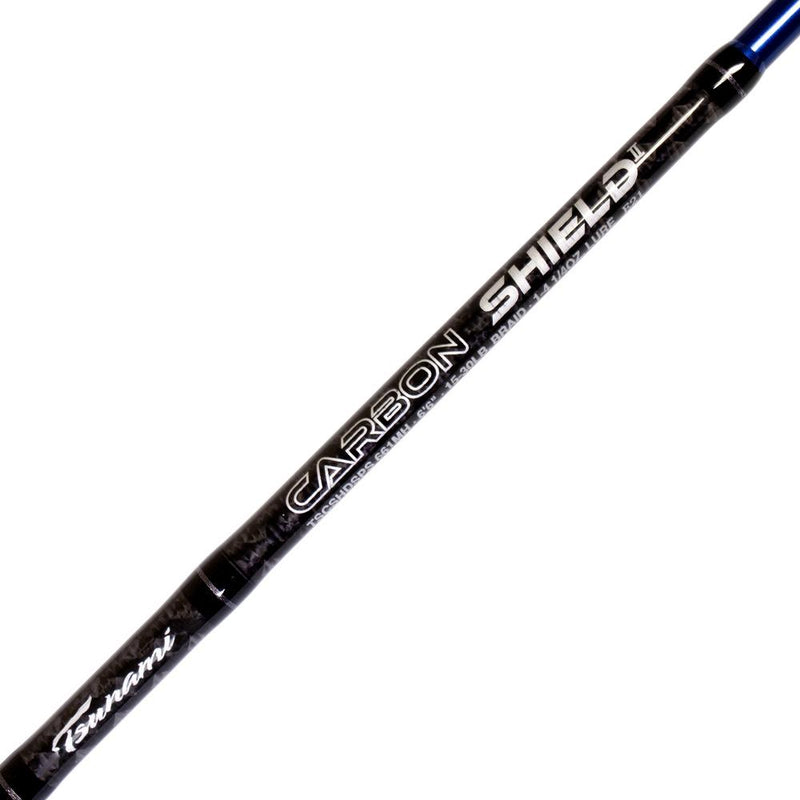 Tsunami Carbon Shield II Spinning Slow Pitch Rods - 799967541014