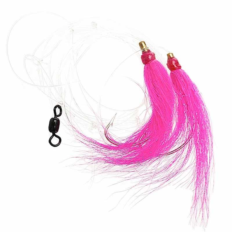 Tsunami Fluke Dual Bucktail Hi-Lo Rig – Fisherman's Headquarters