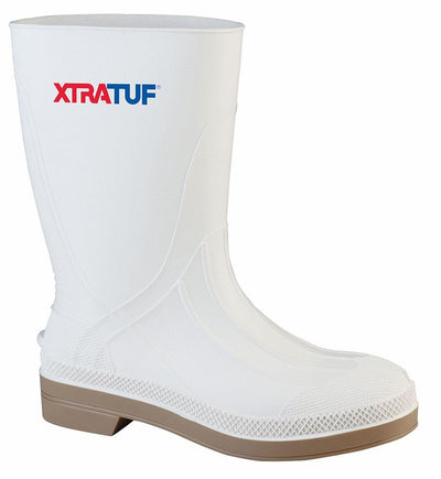 XtraTuf 75136 PVC 11" White Shrimp Boot - 08618907884