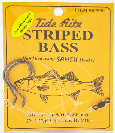 Tide Rite Fishing Rigs Pre-Tied Saltwater Fishing Rigs for Striped Bass, Fluke, Blackfish ...
